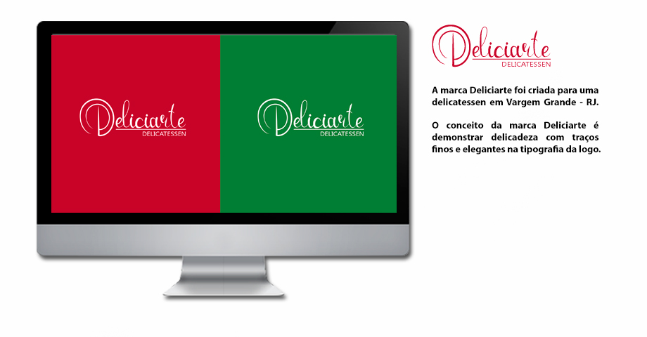 Criação de logo para Deliciarte Delicatessen
